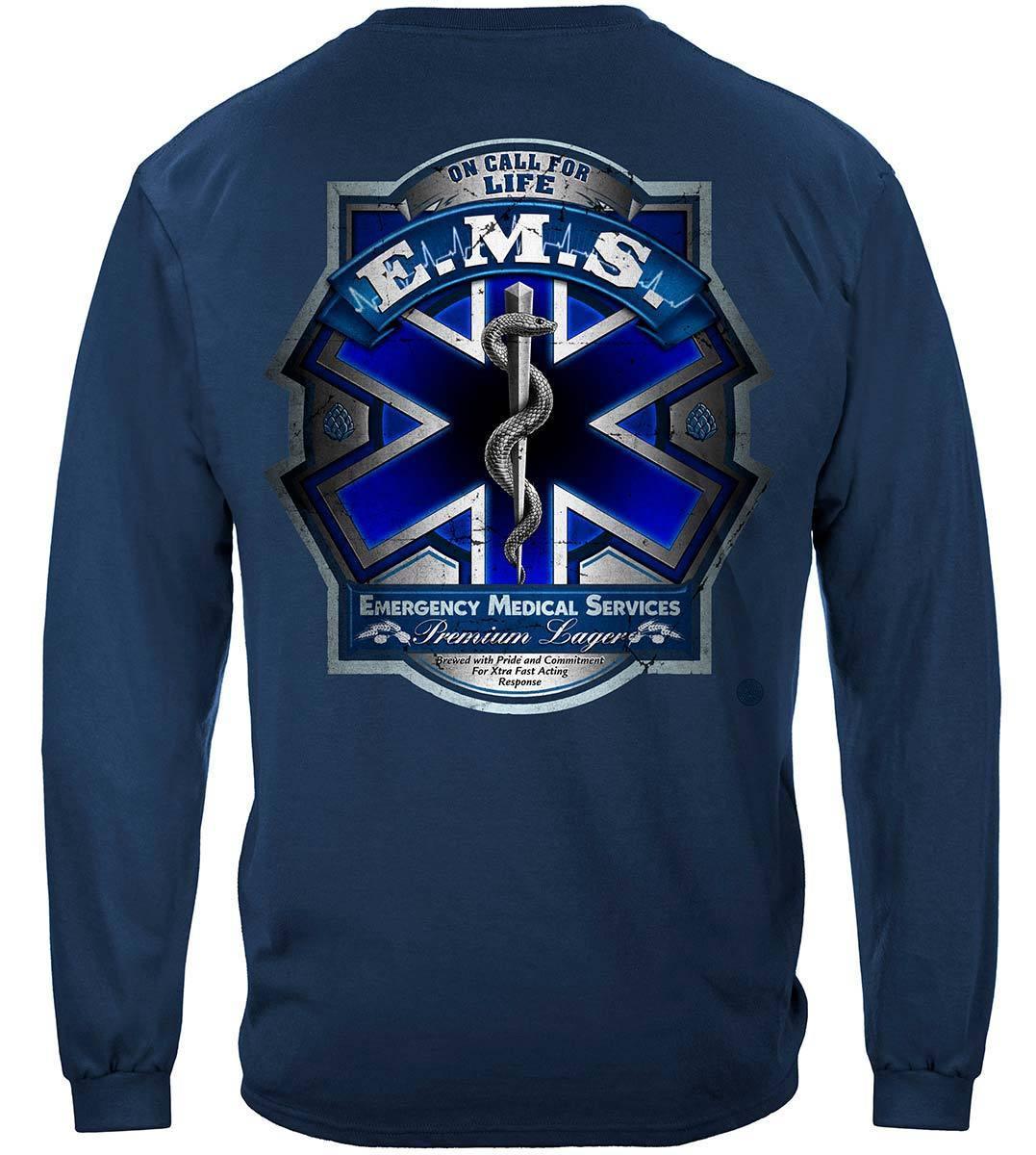 EMS Beer Label Premium Hoodie - Military Republic