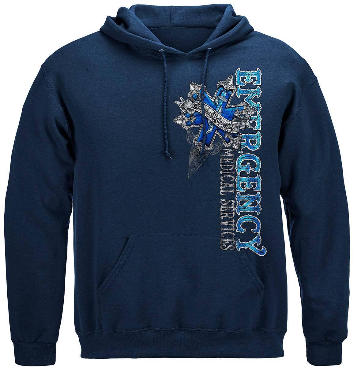 EMS Steel Silver Foil Hoodie - Military Republic