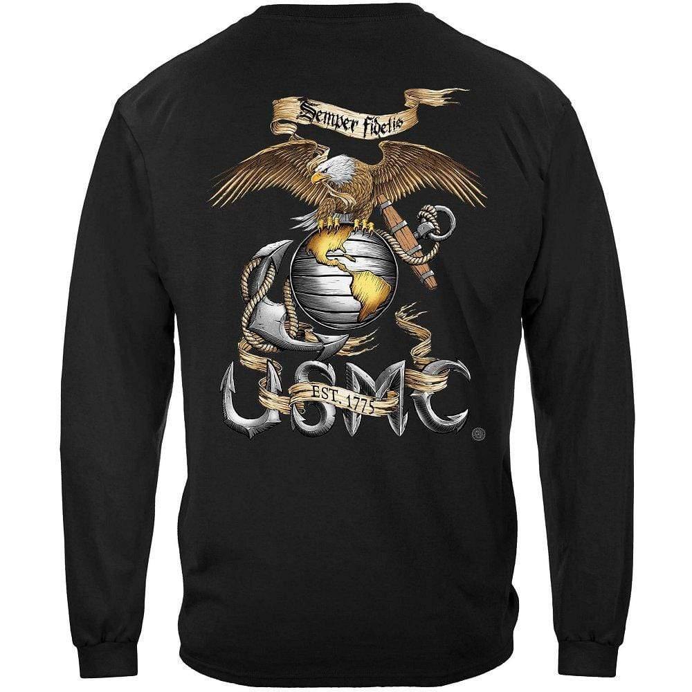 Eagle USMC Premium Men's T-Shirt - Military Republic