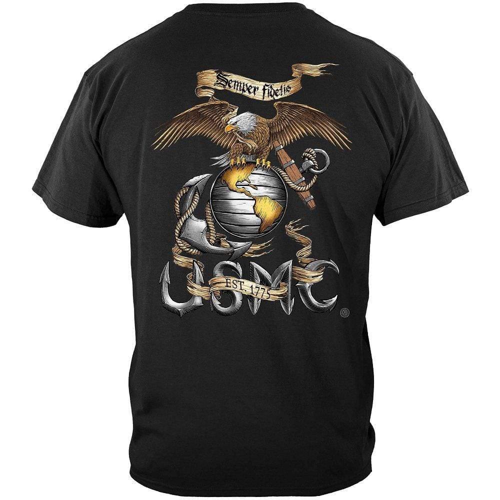 Eagle USMC Premium Men's T-Shirt - Military Republic