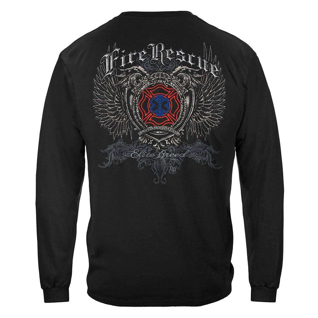 United States Elite Breed Fire Rescue Premium Long Sleeve - Military Republic