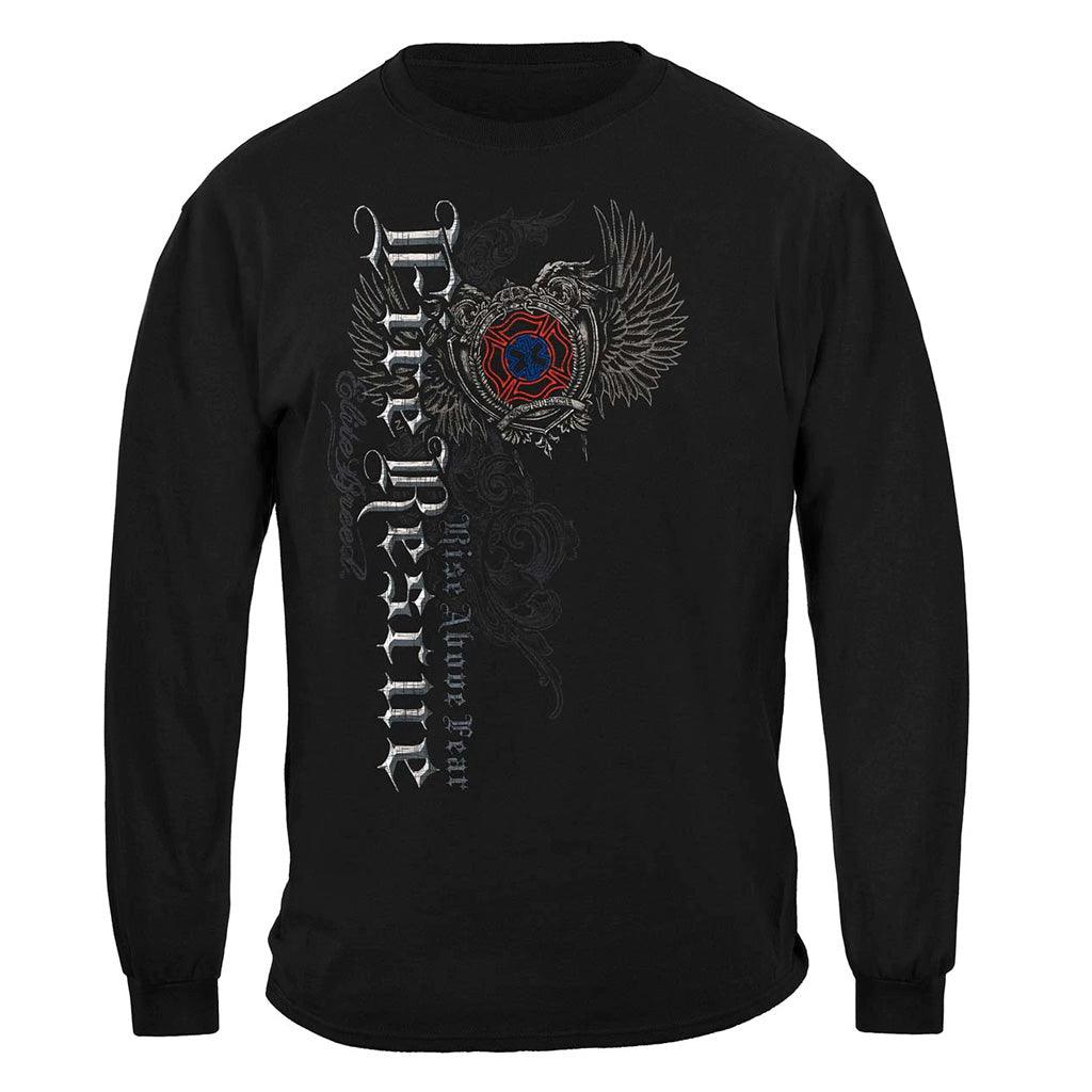 United States Elite Breed Fire Rescue Premium Long Sleeve - Military Republic