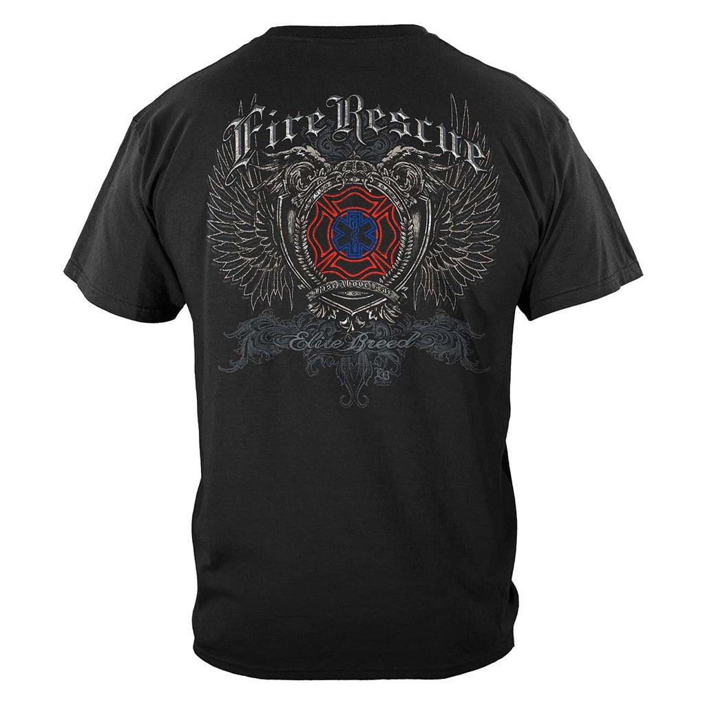 United States Elite Breed Fire Rescue Premium Long Sleeve - Military Republic