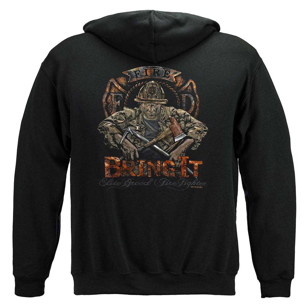 United States Elite Breed Firefighter Bring It Premium Long Sleeve - Military Republic