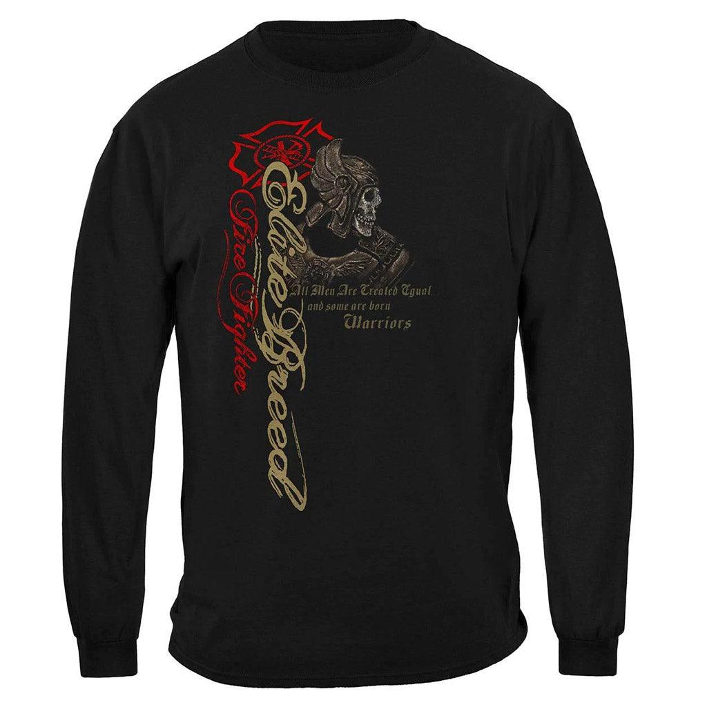 United States Elite Breed Firefighter Warrior Premium Long Sleeve - Military Republic