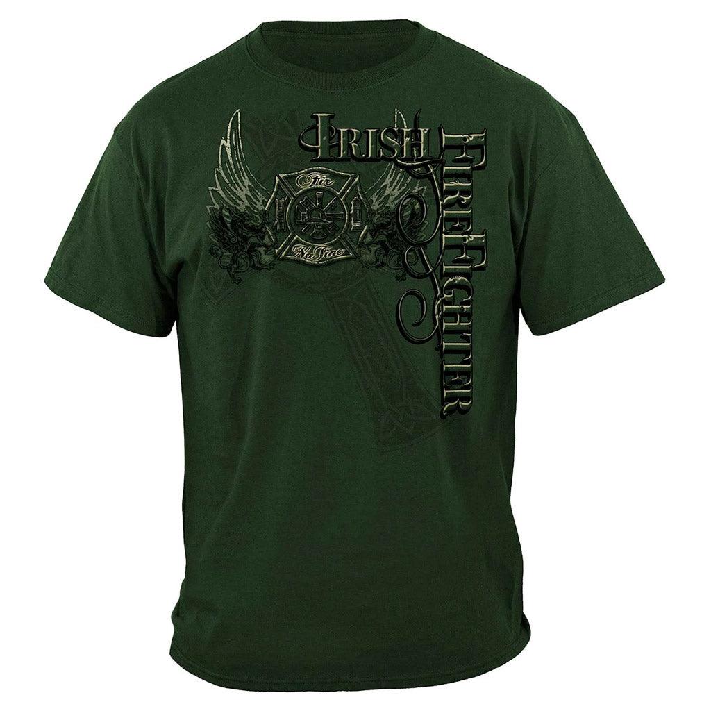 United States Elite Breed Irish Firefighter Premium Long Sleeve - Military Republic
