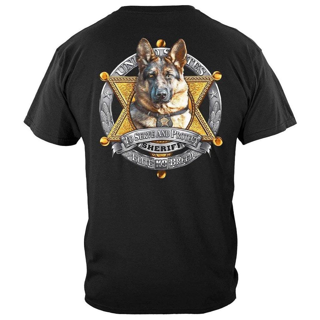 United States Elite Breed K9 Sheriff Premium Long Sleeve - Military Republic