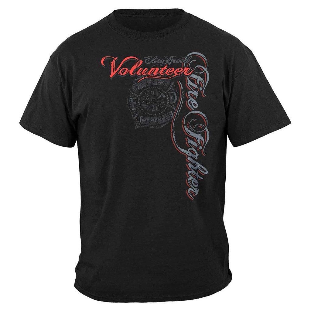 United States Elite Breed Volunteer Firefighter Premium Long Sleeve - Military Republic