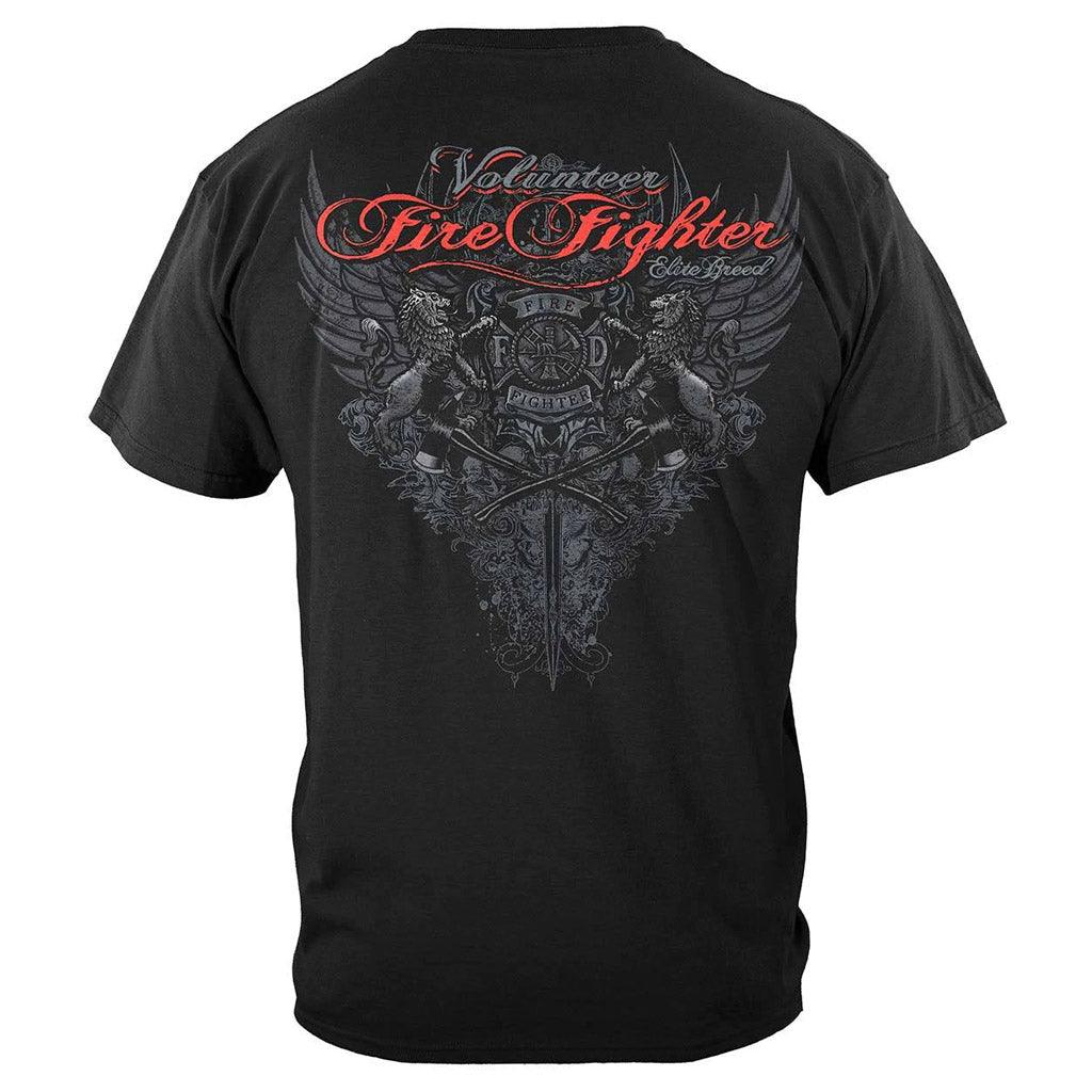 United States Elite Breed Volunteer Firefighter Premium Long Sleeve - Military Republic