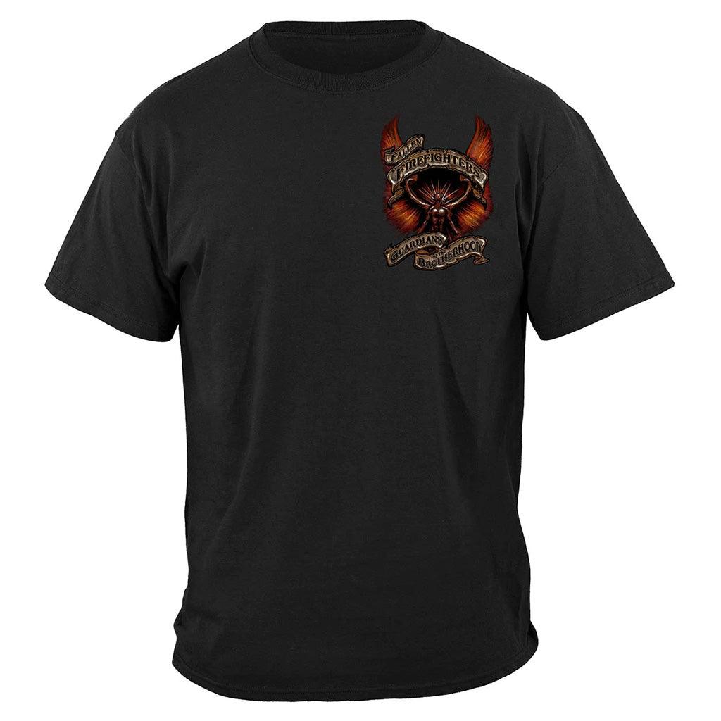 United States Fallen Firefighters Guardians T-Shirt Premium Long Sleeve - Military Republic