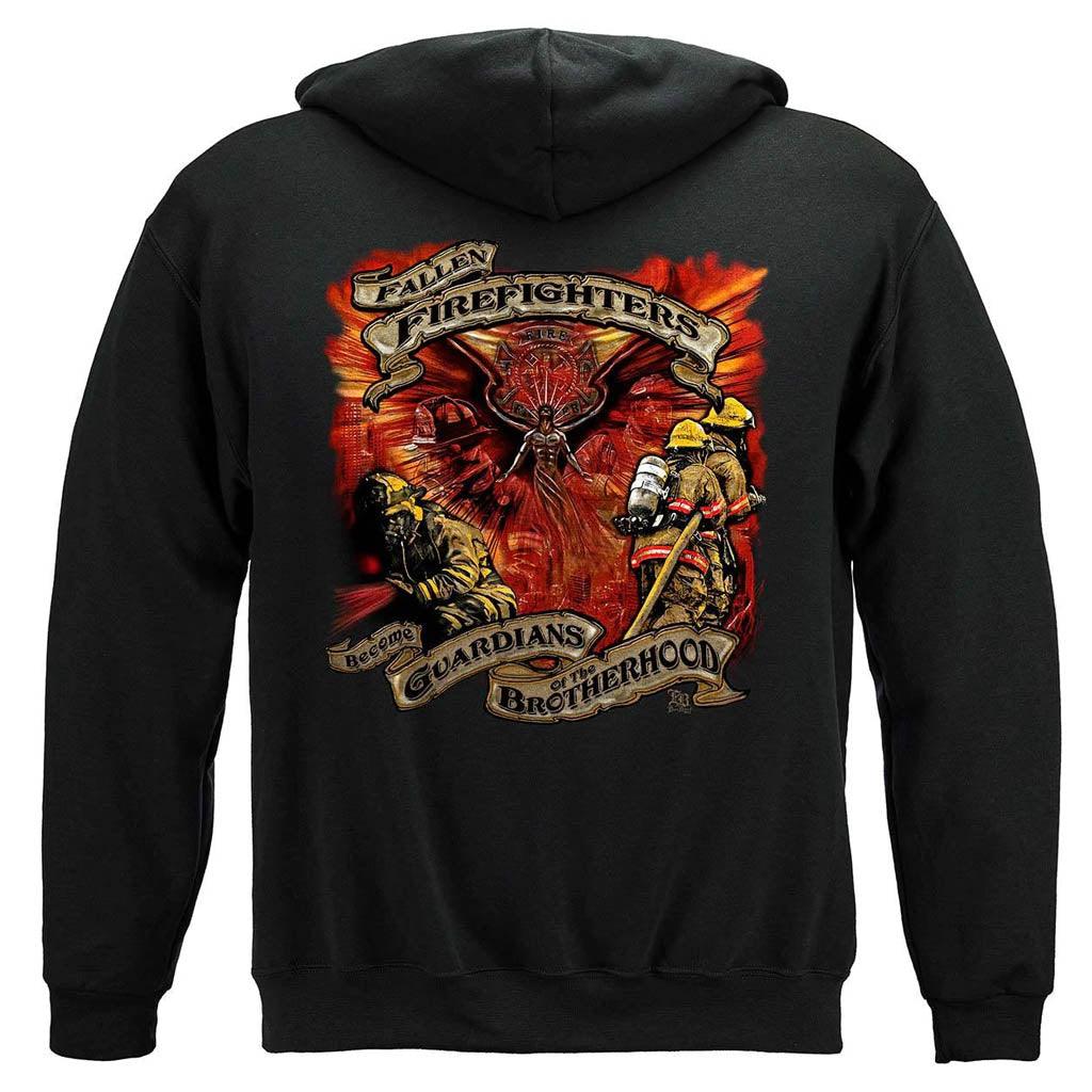 United States Fallen Firefighters Guardians T-Shirt Premium Long Sleeve - Military Republic