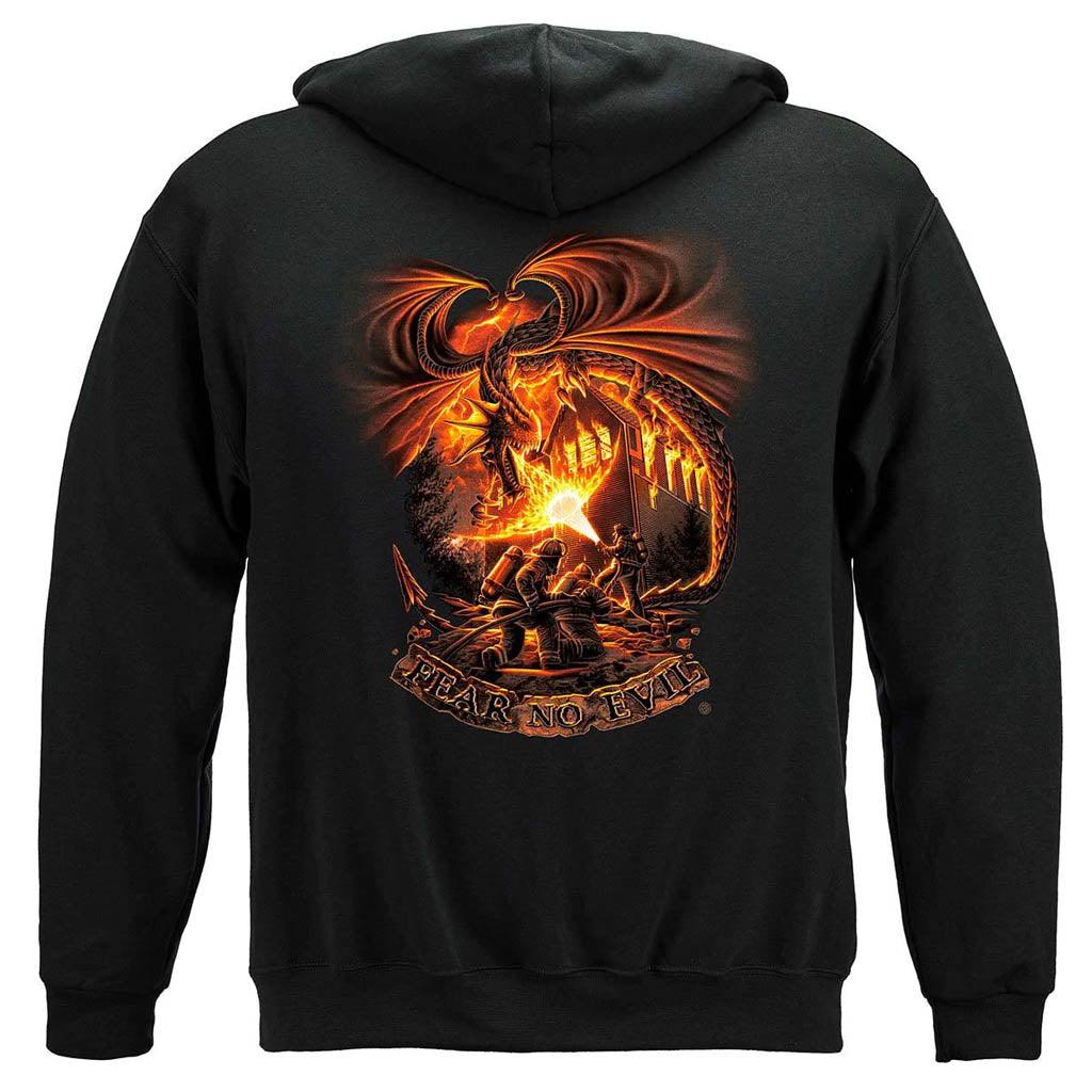 United States Fear No Evil Dragon Premium Long Sleeve - Military Republic