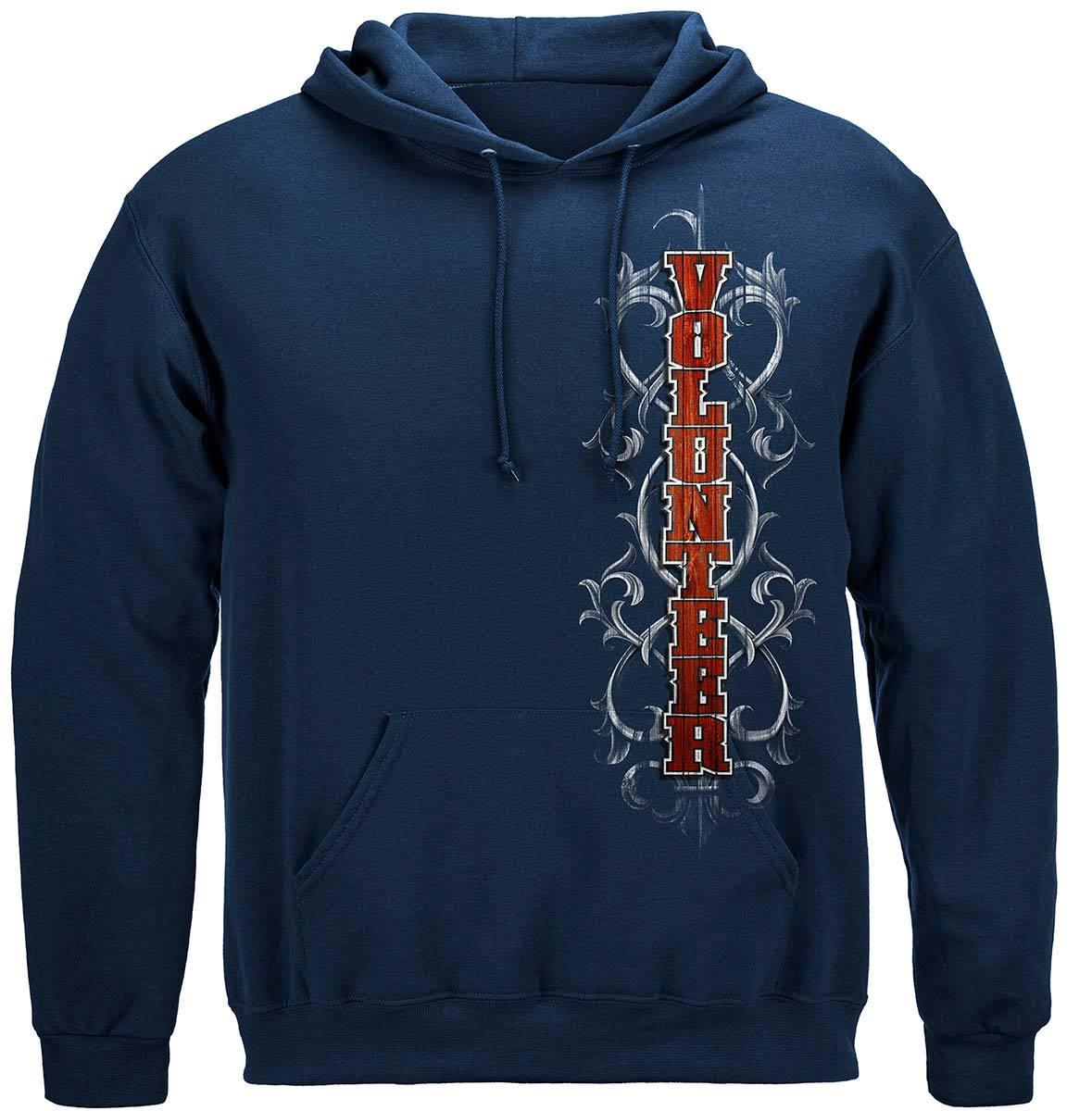 Fire Dept Faded Plank Hoodie - Military Republic