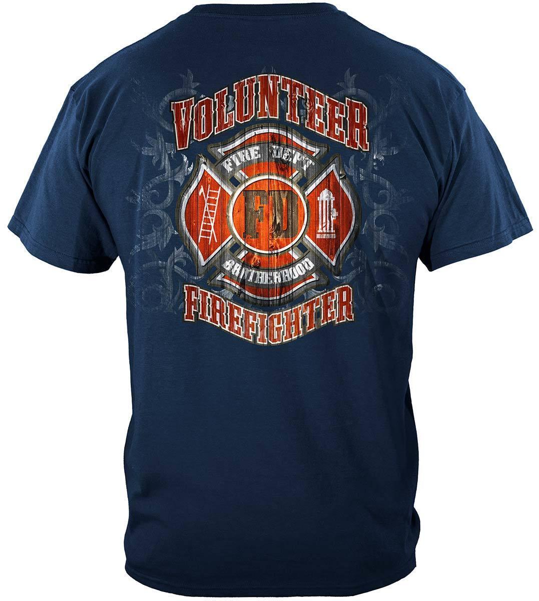 Fire Dept Faded Plank Hoodie - Military Republic