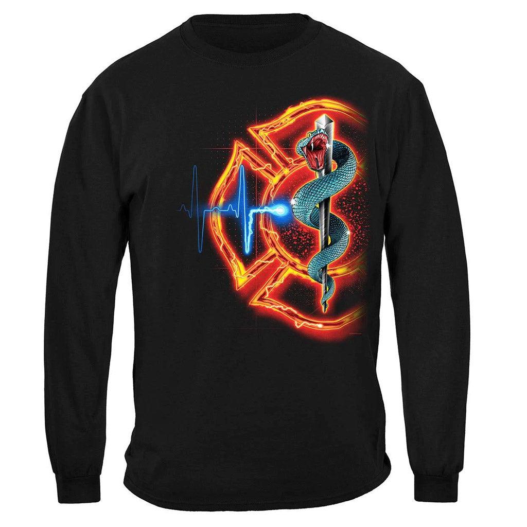 United States Fire Rescue full front Maltese Premium Long Sleeve - Military Republic