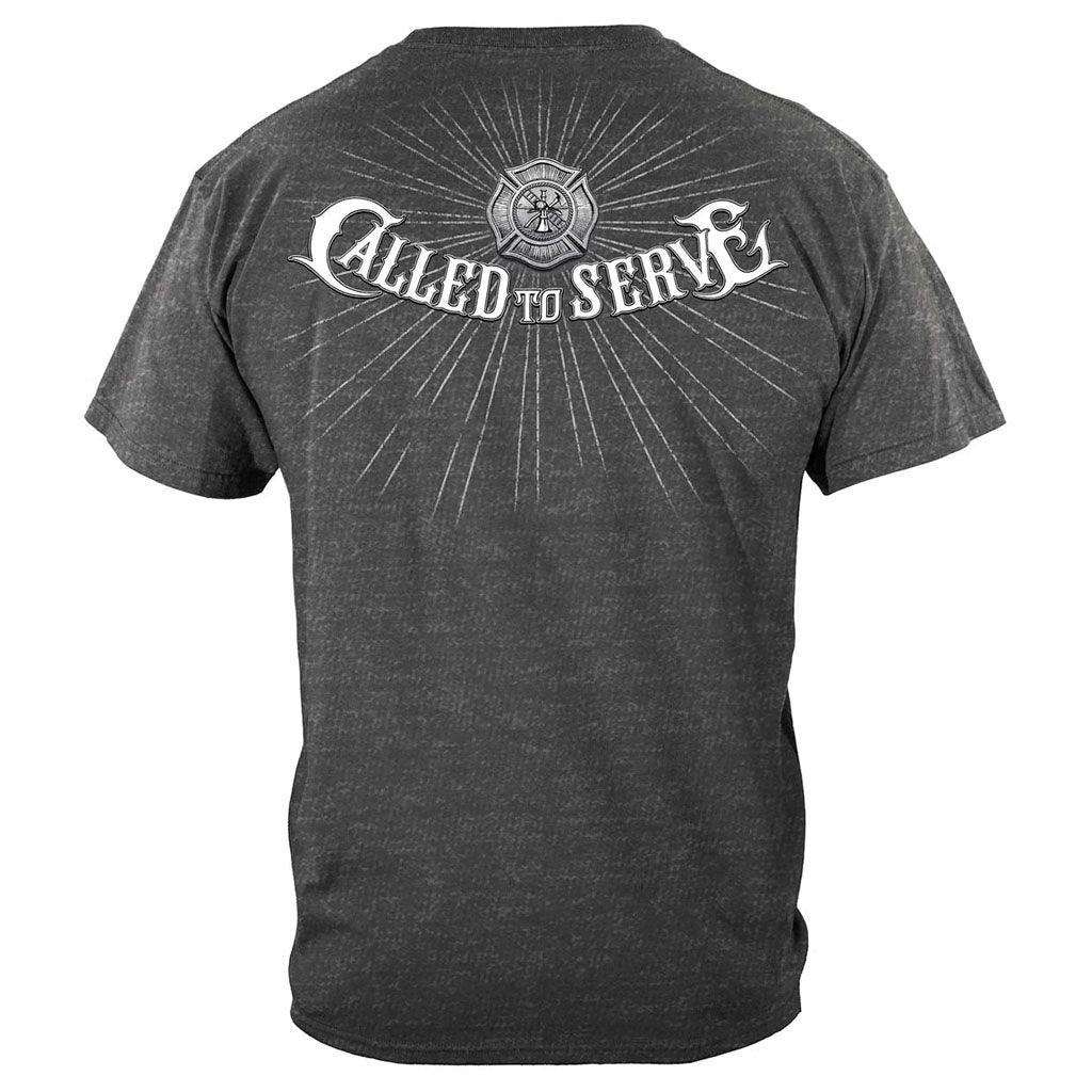 United States Firefighter Called To Serve Premium T-Shirt - Military Republic