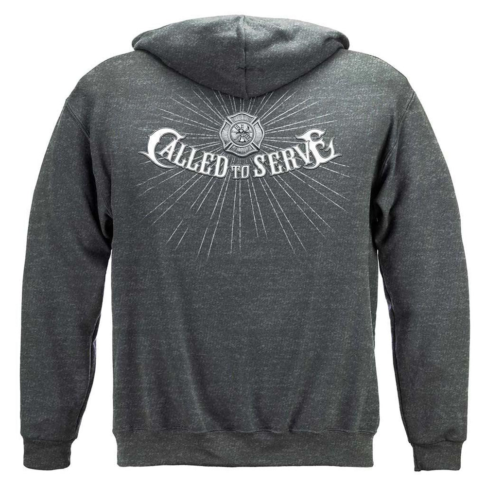 United States Firefighter Called To Serve Premium Hoodie - Military Republic