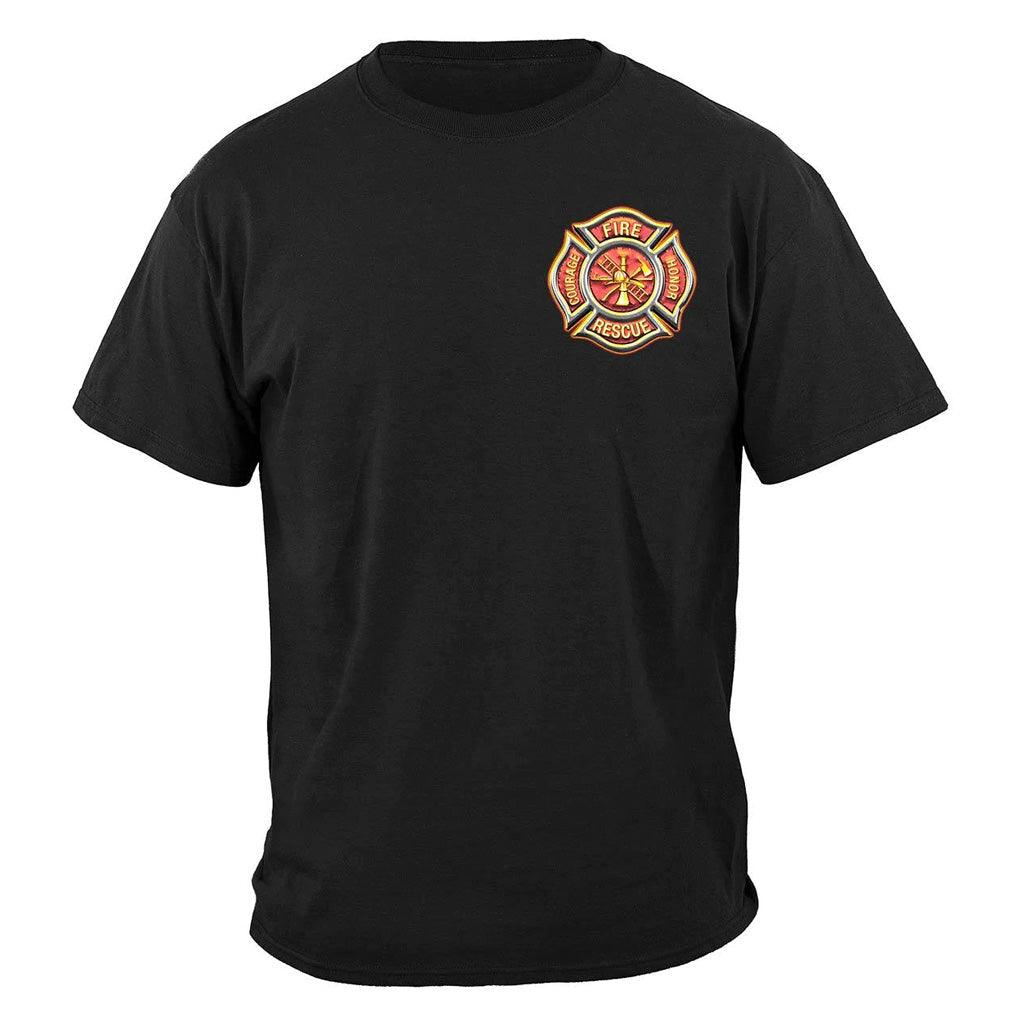 United States Firefighter Classic Fire Maltese Premium Hoodie - Military Republic