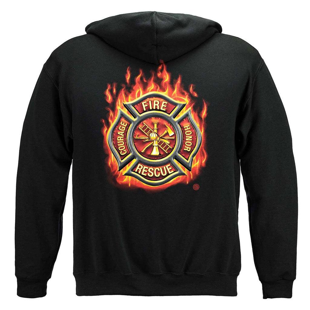 United States Firefighter Classic Fire Maltese Premium Long Sleeve - Military Republic