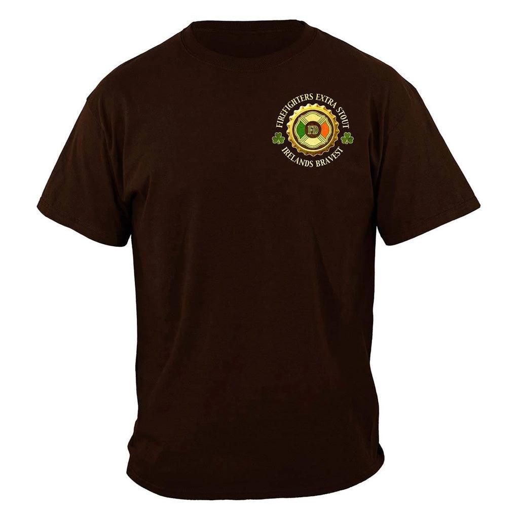 United States Firefighter DL Ireland's Irish Bravest Premium Long Sleeve - Military Republic