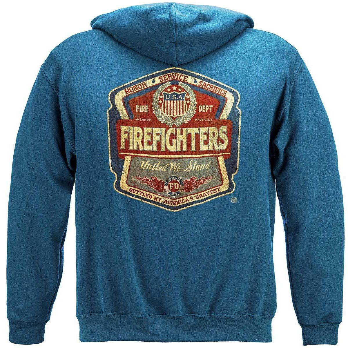 Firefighter Denim Fade T-Shirt - Military Republic