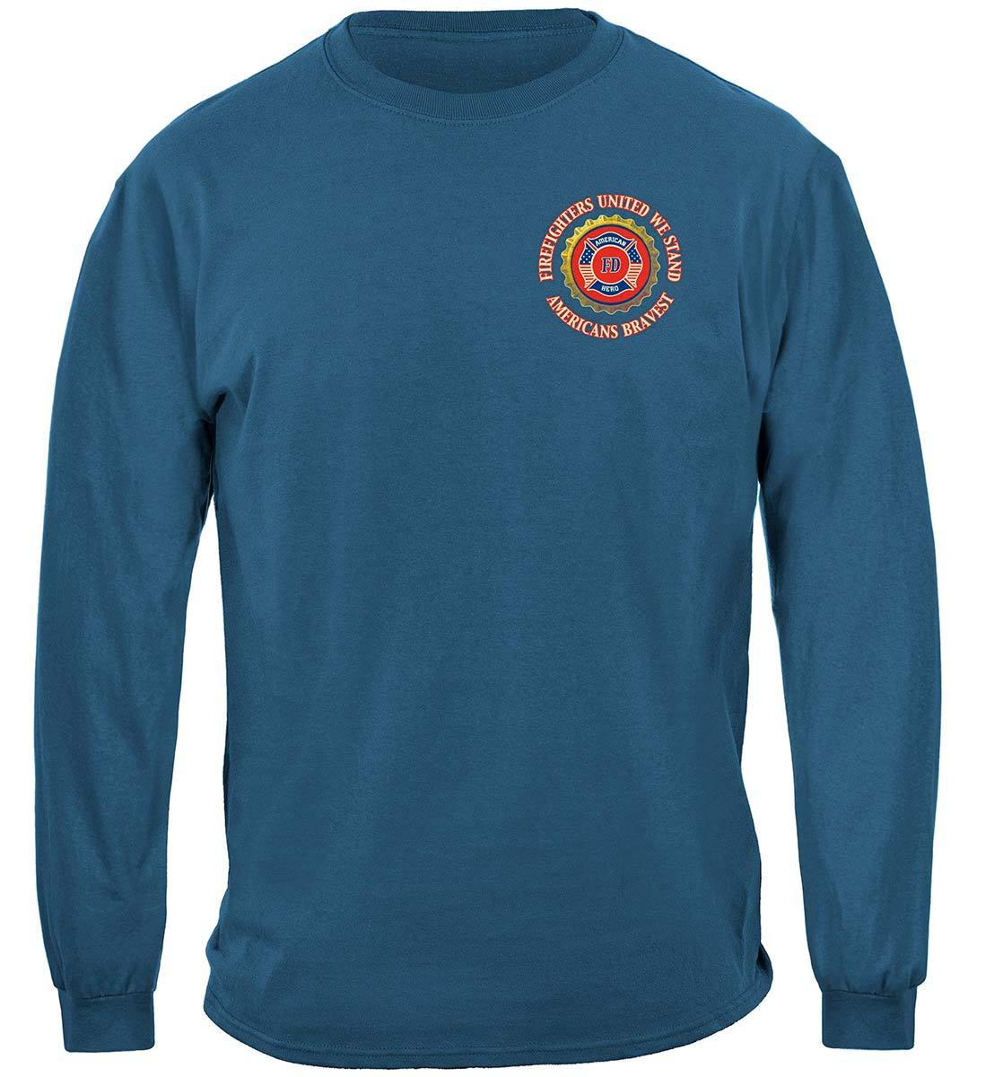 Firefighter Denim Fade Hoodie - Military Republic