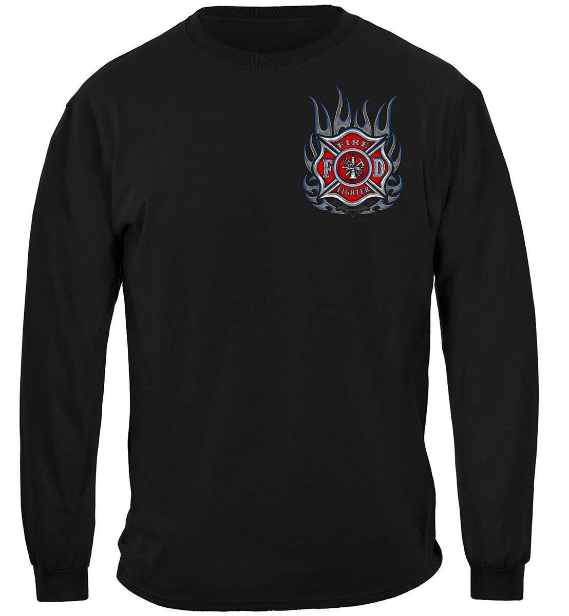 Firefighter Eagle Sacrifice Beyond Hoodie - Military Republic