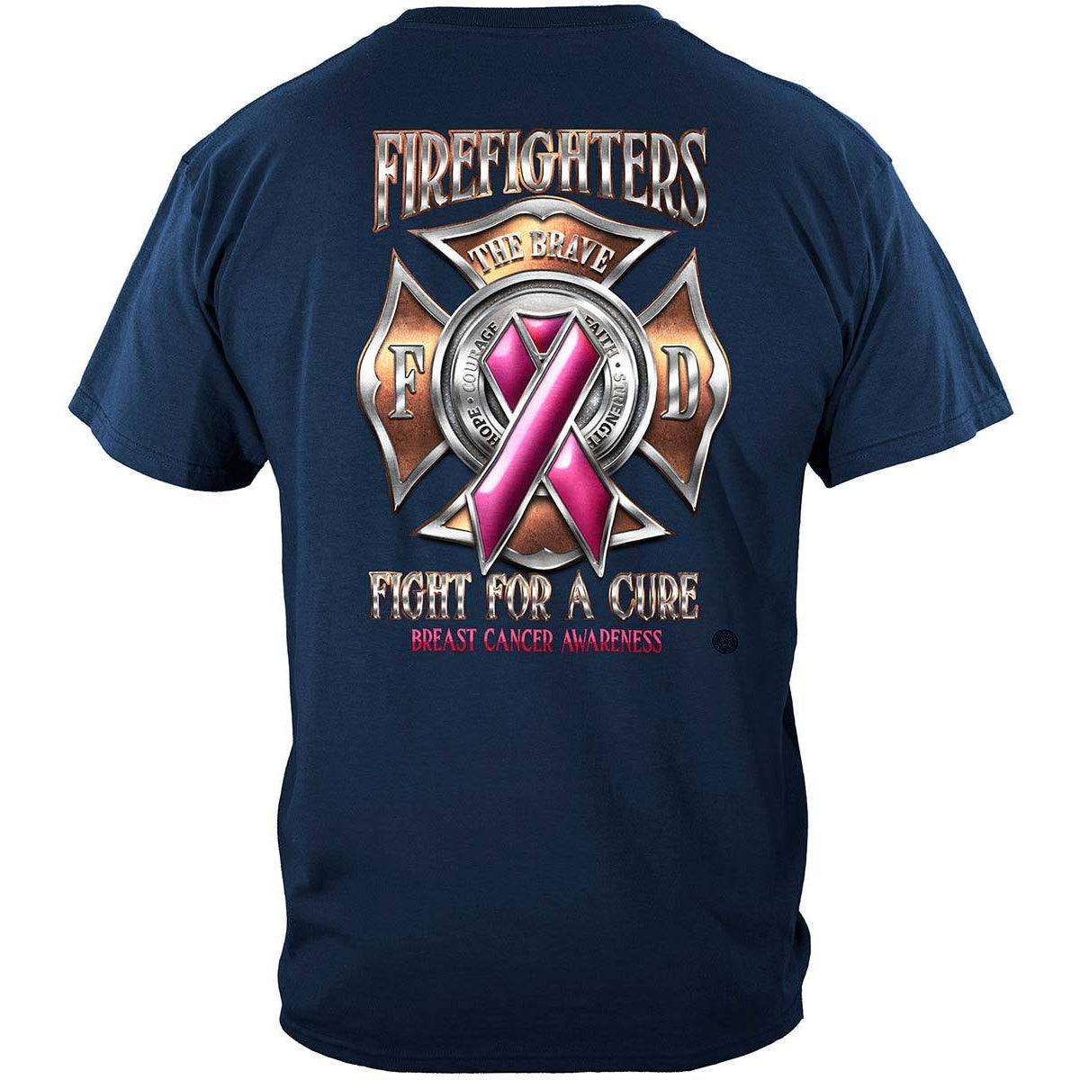 Firefighter Fight for a Cure Cancer Awareness Hoodie - Military Republic