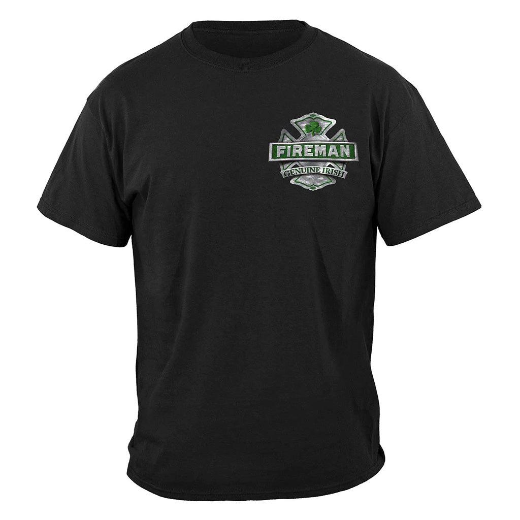 United States Firefighter Garda Irish Ireland's Irish Bravest Premium Long Sleeve - Military Republic