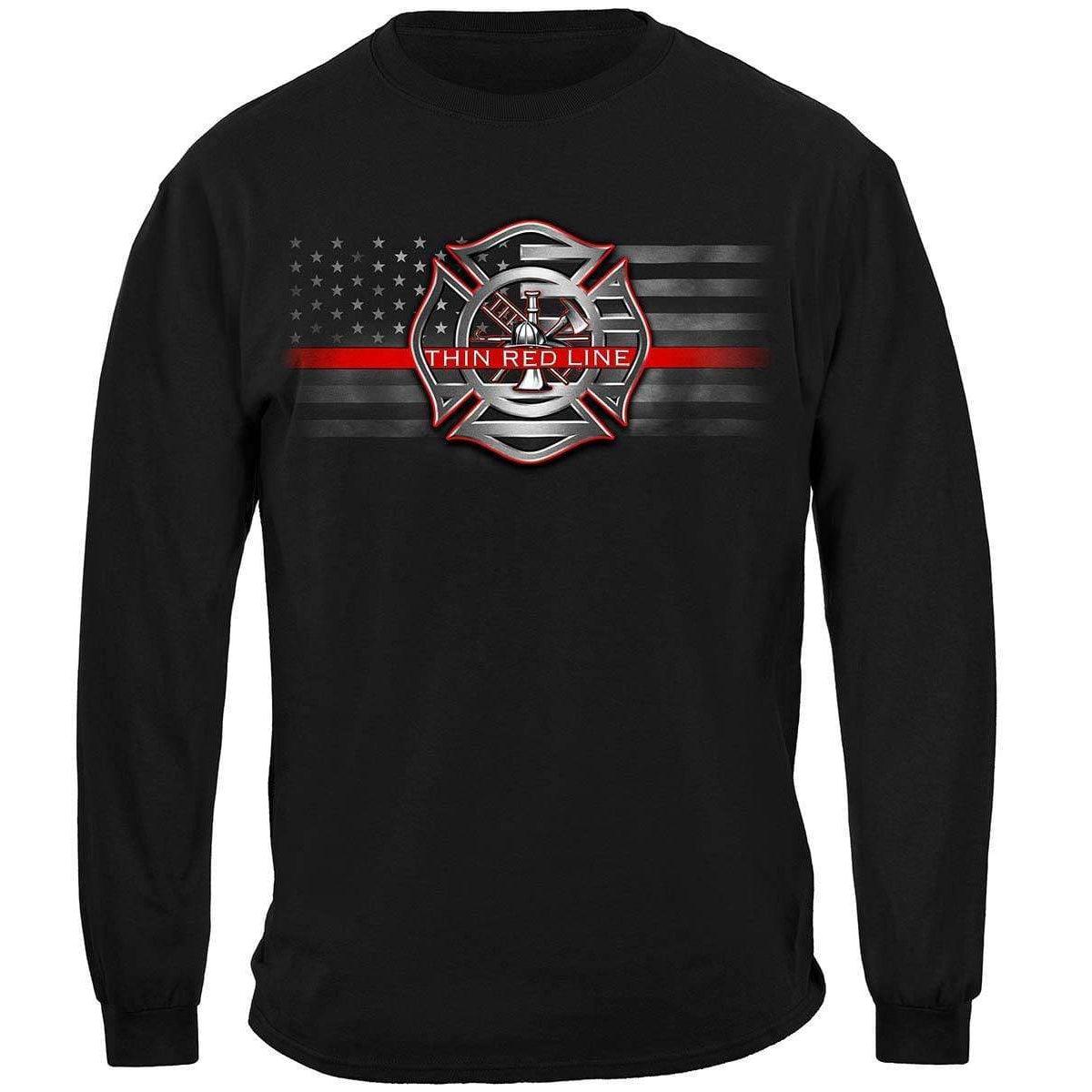 Firefighter I Stand for the Flag kneel for the fallen Premium Hoodie - Military Republic