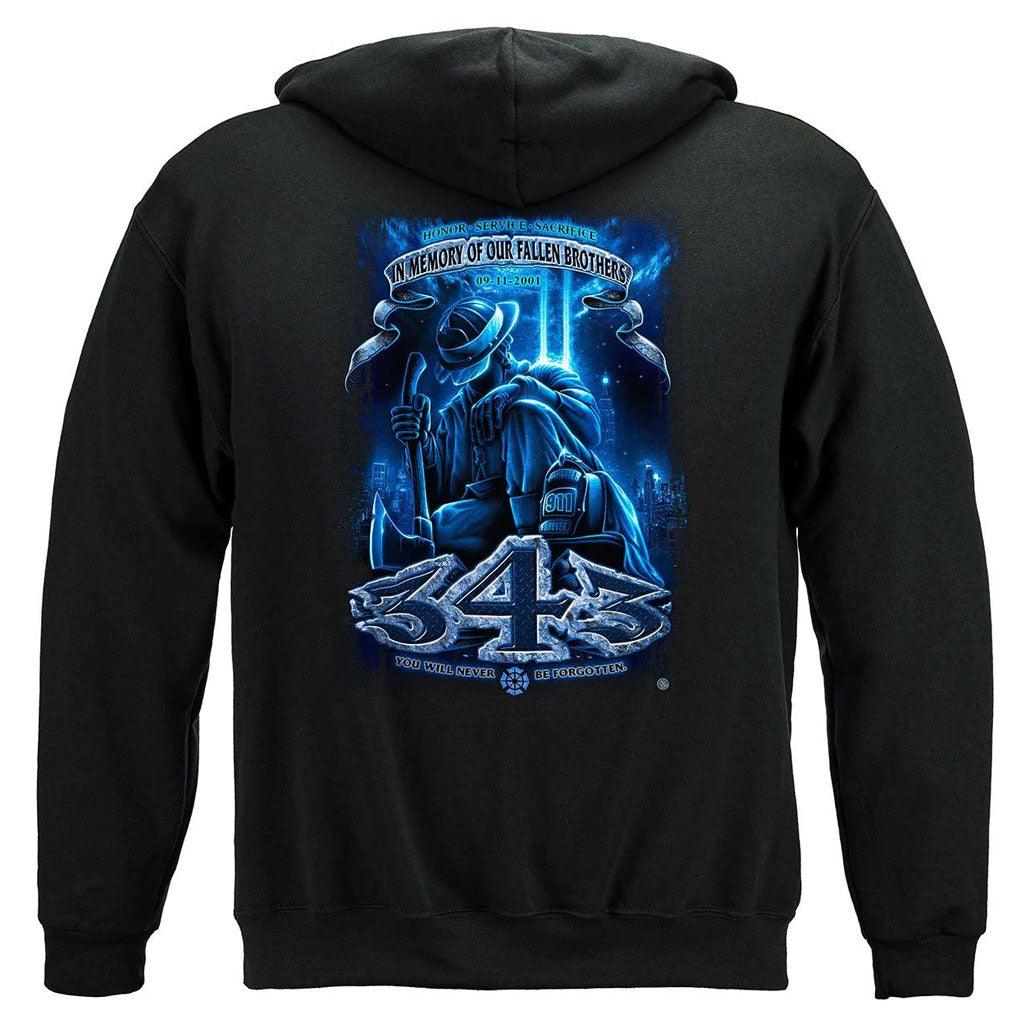 United States Firefighter Never Forget Brotherhood Premium Long Sleeve - Military Republic