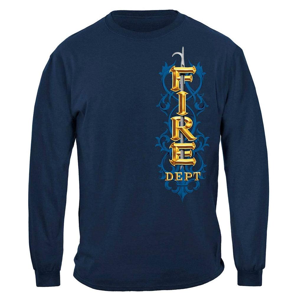United States Firefighter Pikes Premium Long Sleeve - Military Republic