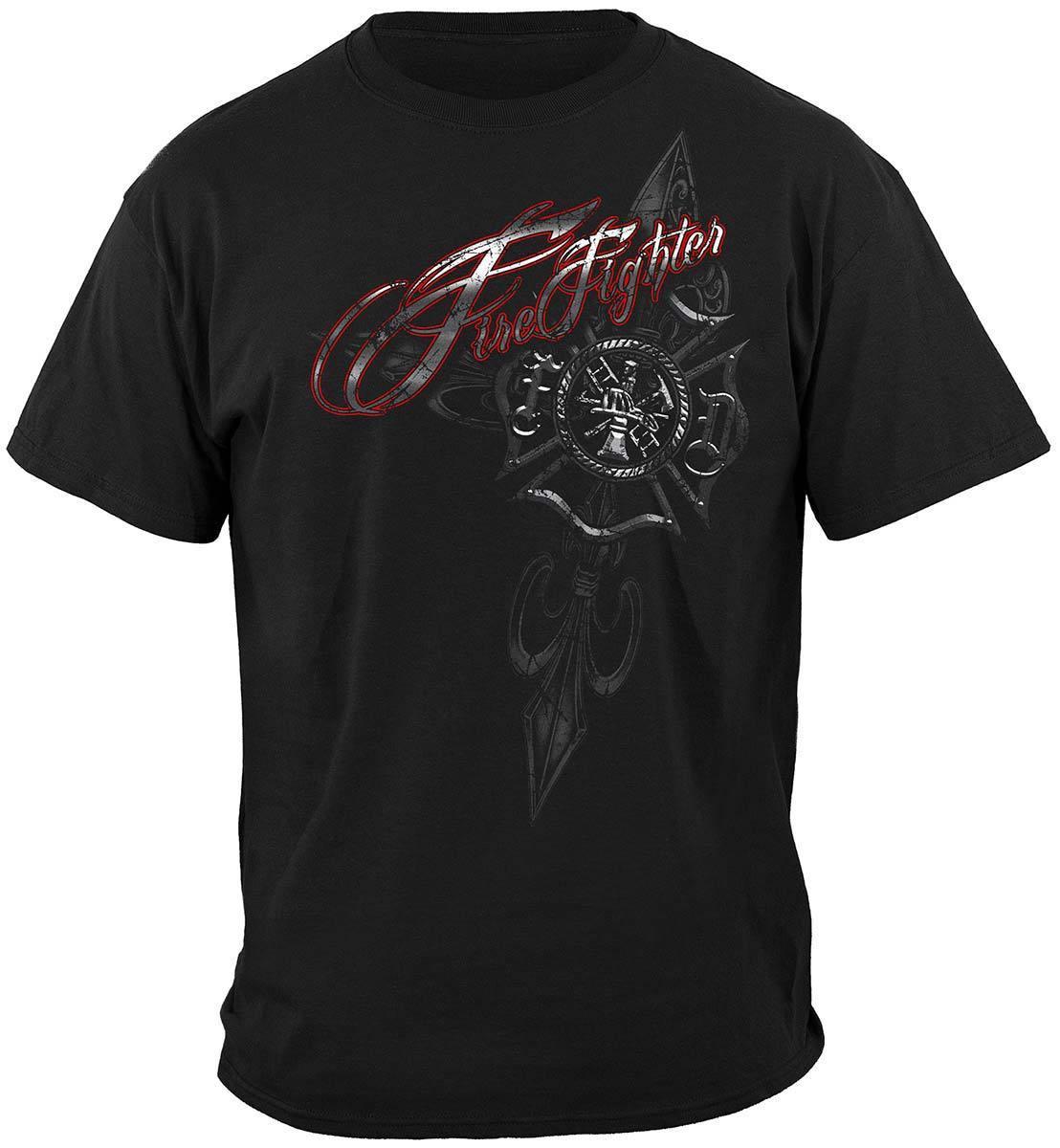 Firefighter Red Foil Hoodie - Military Republic