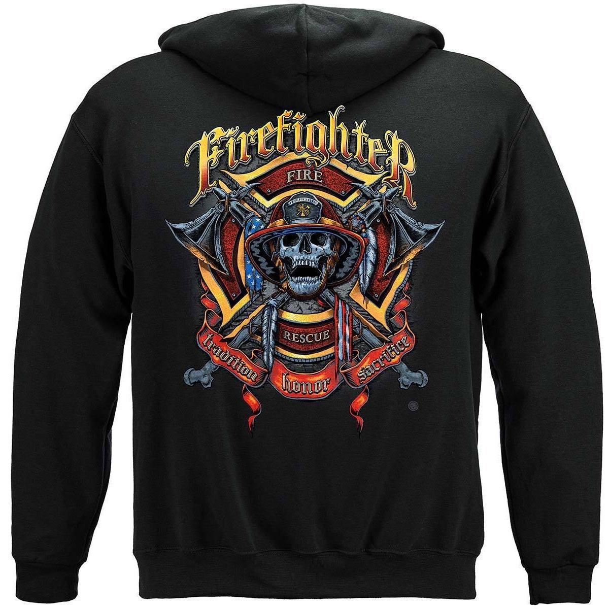 Firefighter Skull T-Shirt - Military Republic