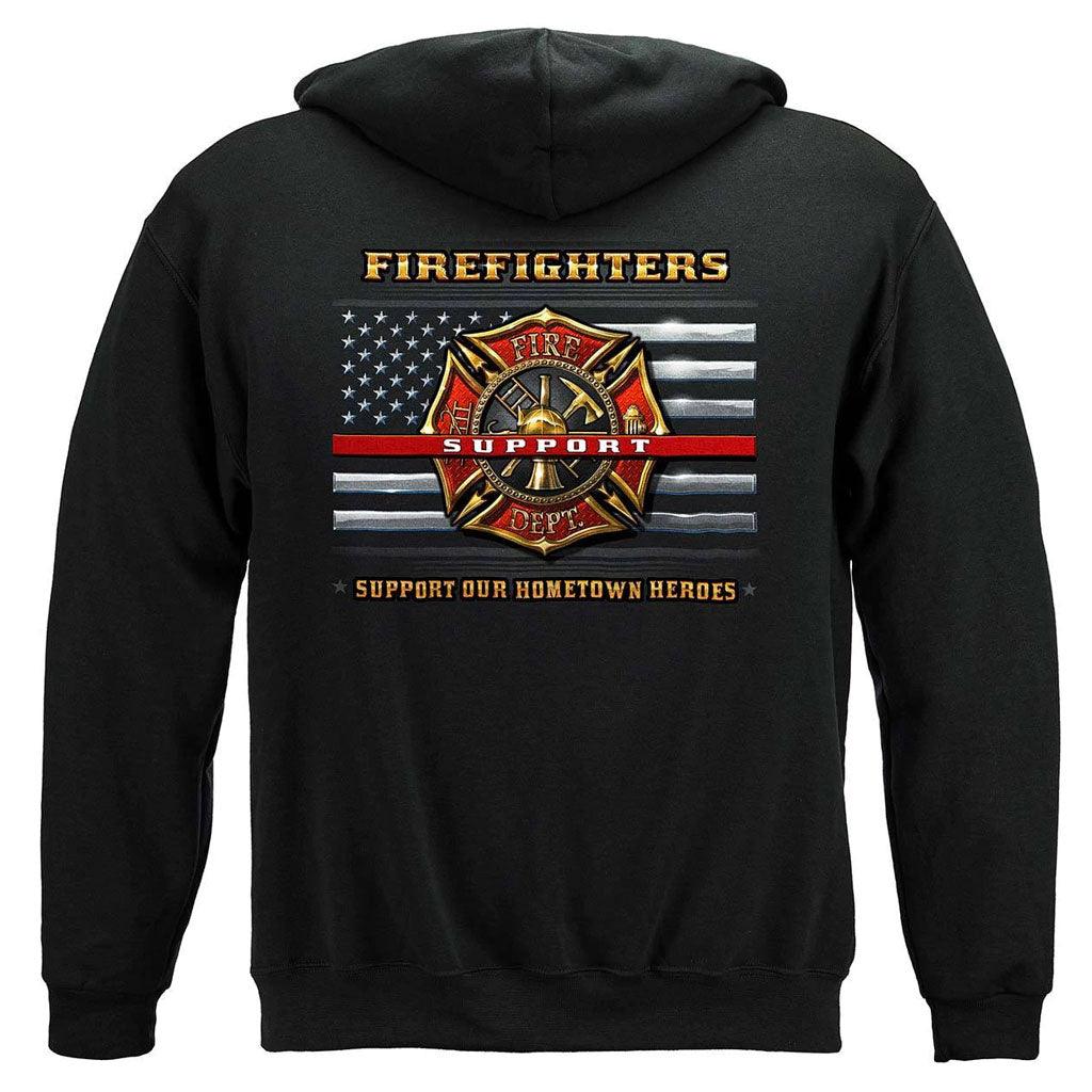 United States Firefighter Support Premium Long Sleeve - Military Republic