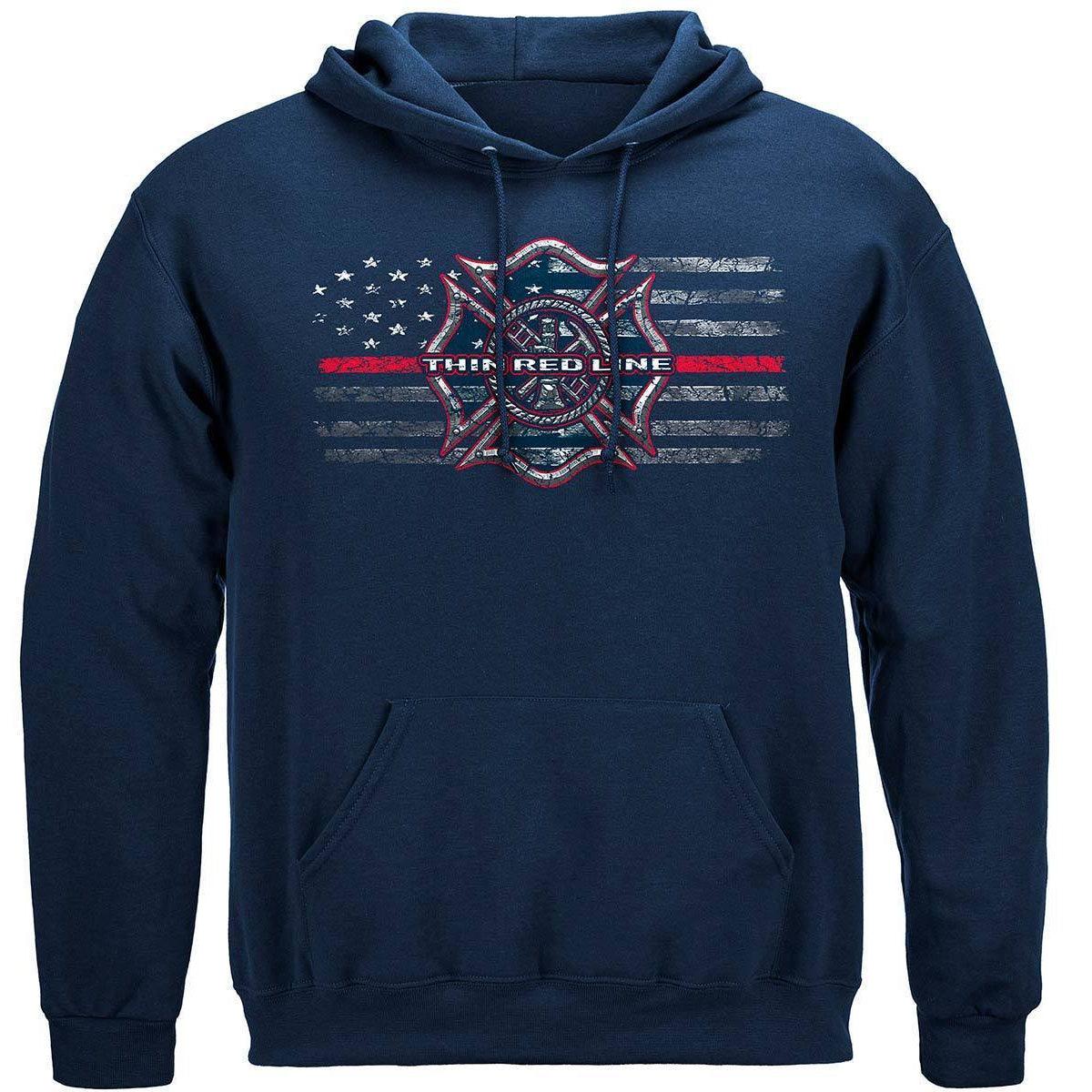 Firefighter Thin Red Line T-Shirt - Military Republic