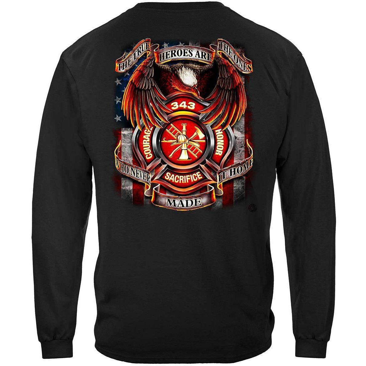 Firefighter True Hero T-shirt - Military Republic