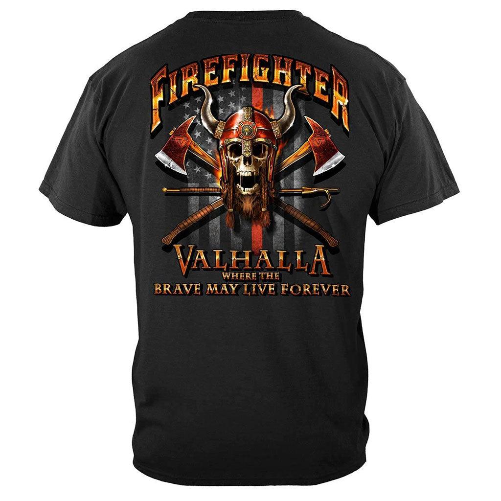 United States Firefighter Viking Premium Long Sleeve - Military Republic