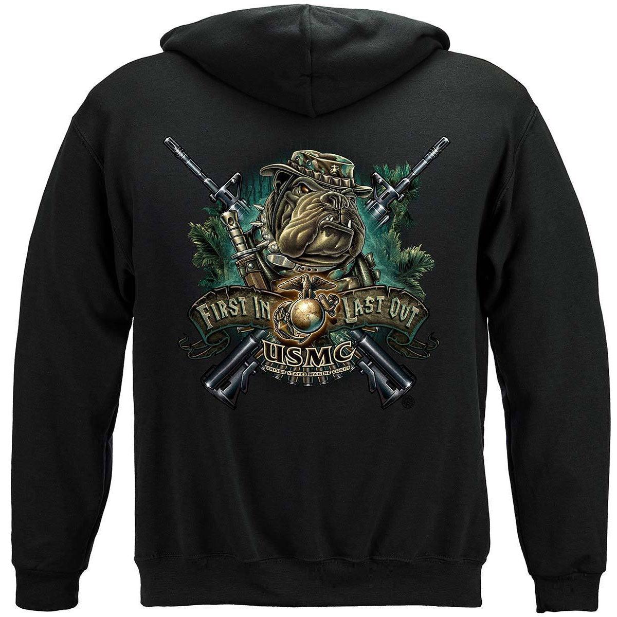 First In Last Out Premium T-Shirt - Military Republic