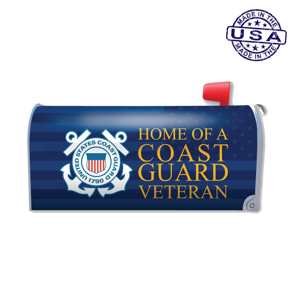 United States Coast Guard Veteran Mailbox Cover Magnet (21" x 18.38") - Military Republic