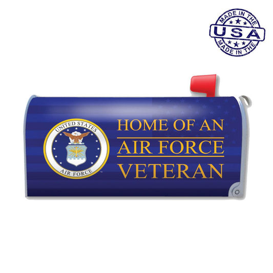 Home of an Air Force Veteran Air Force Veteran Mailbox Cover Magnet (21" x 18.38") - Military Republic