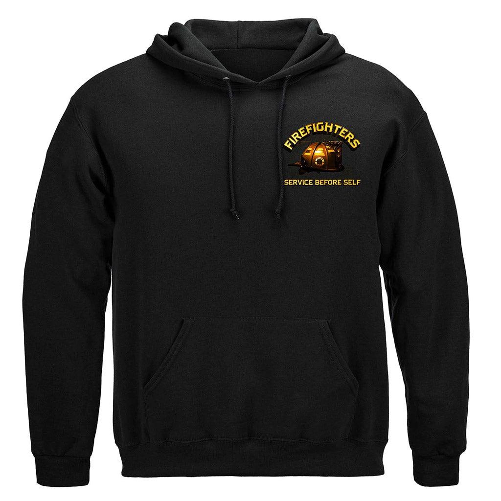 United States Elite Home Is Where You Hang Your Hat Firefighter Premium T-Shirt - Military Republic