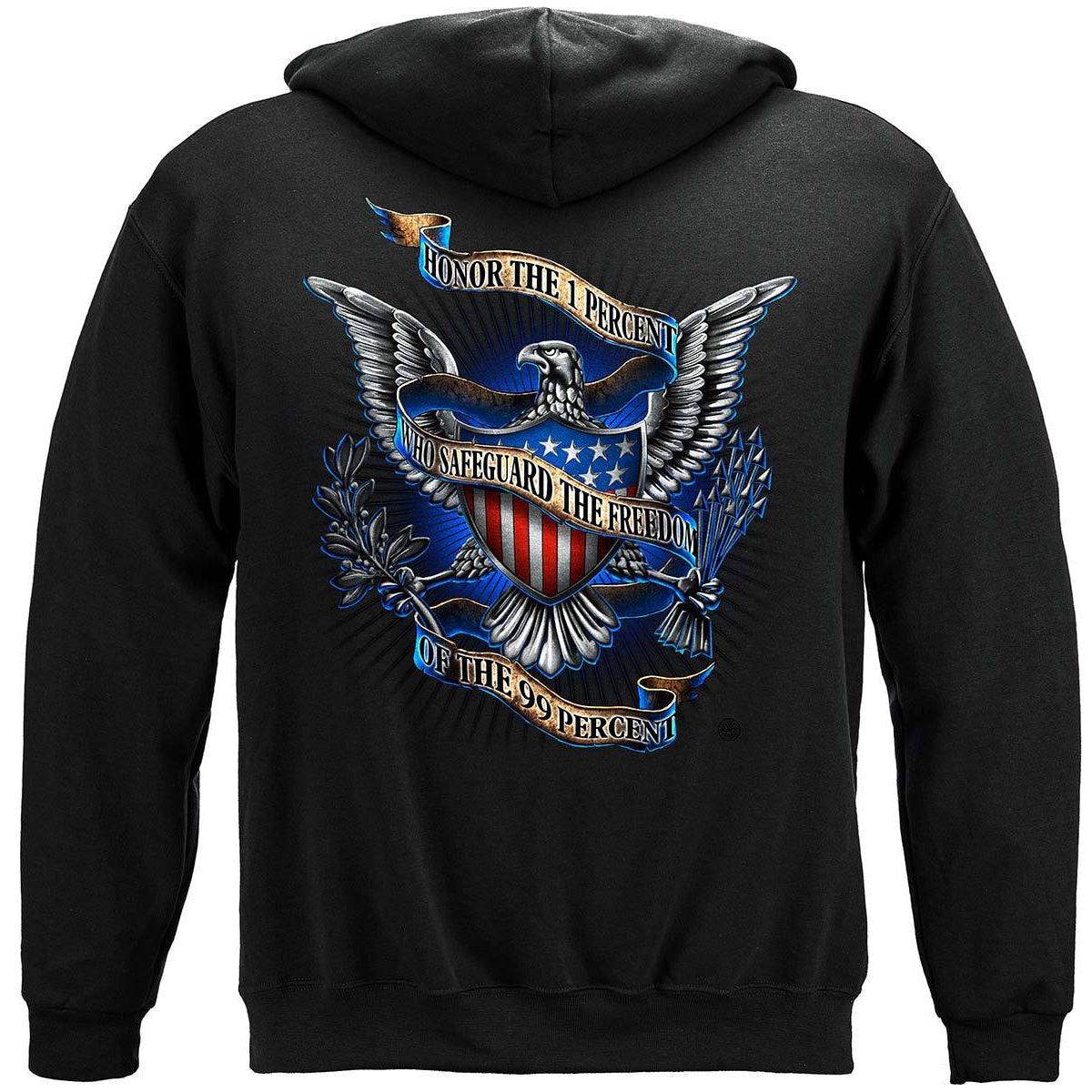 Honor The 1 Percent Long Sleeve - Military Republic