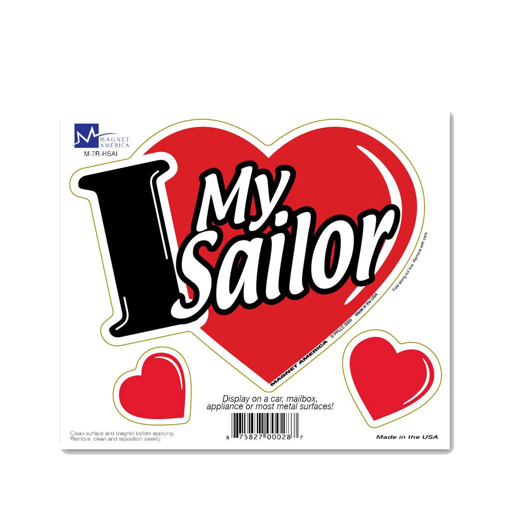 United States Navy Sailor 3 in 1 Magnet (5.75" x 5") - Military Republic
