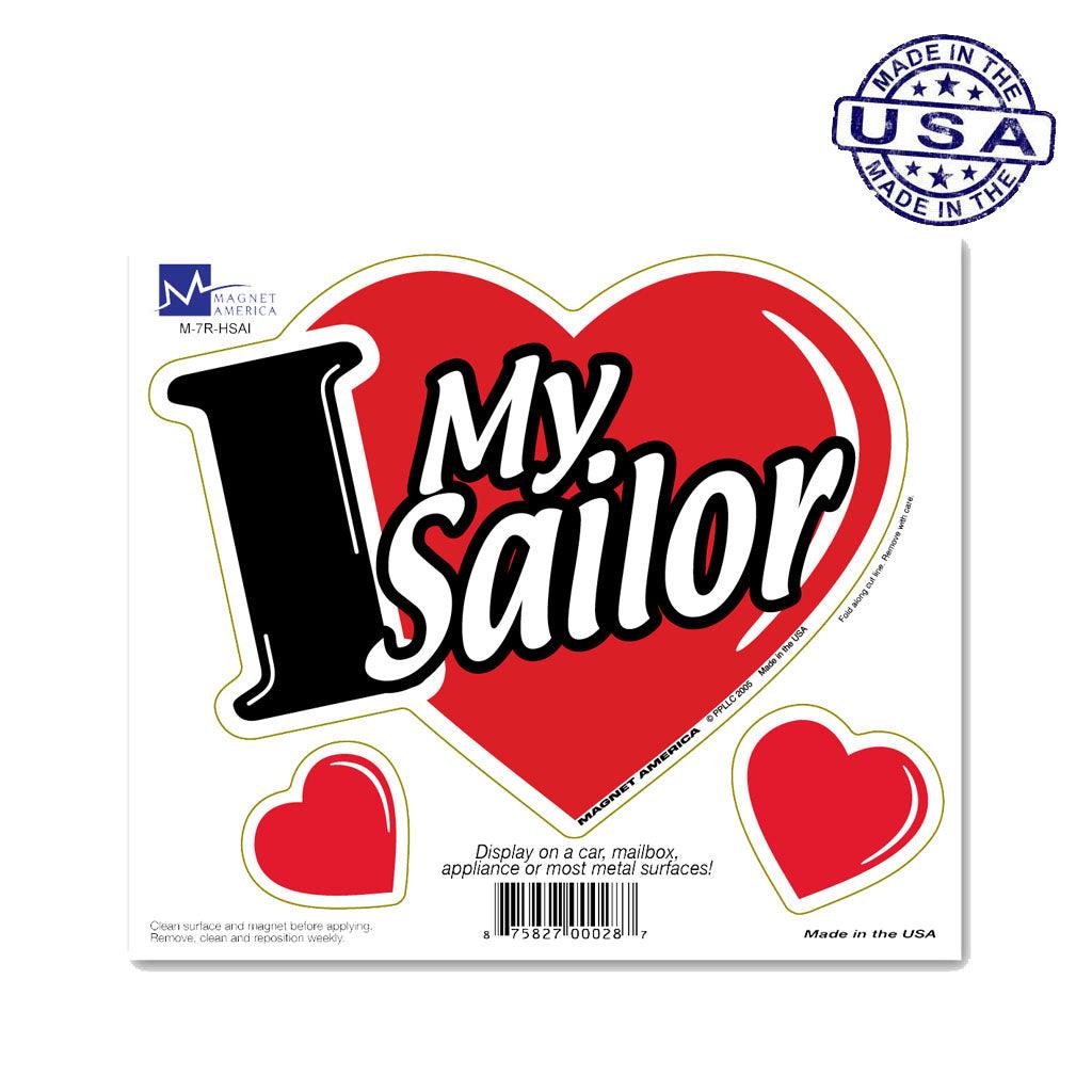 United States Navy Sailor 3 in 1 Magnet (5.75" x 5") - Military Republic