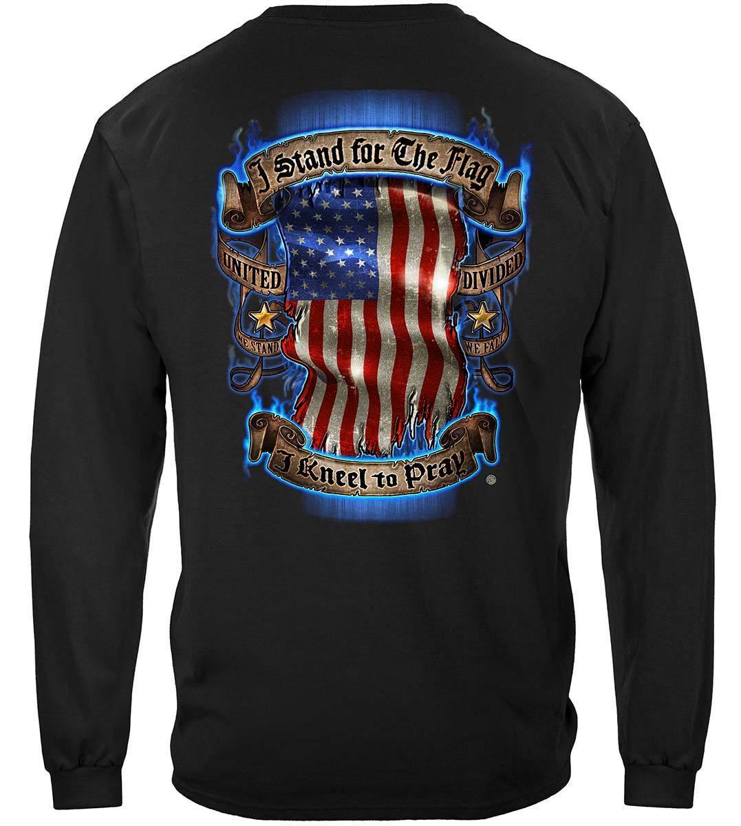 I Stand for the Flag Premium Hoodie - Military Republic