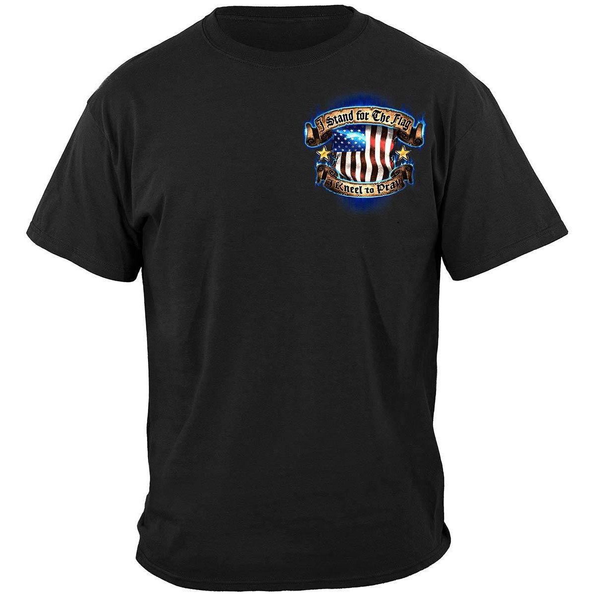 I Stand for the Flag - Kneel To Pray Long Sleeve - Military Republic