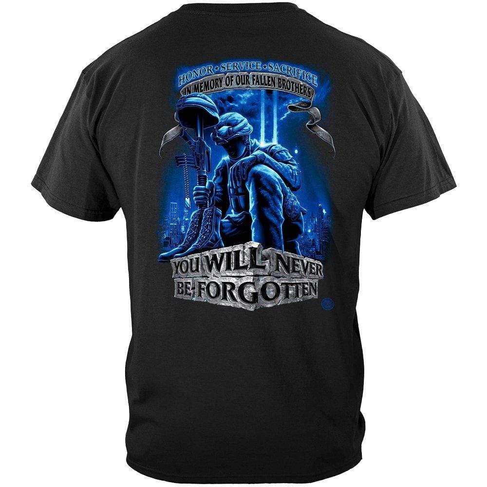 In Memory Of Our Fallen Brothers Hoodie - Military Republic