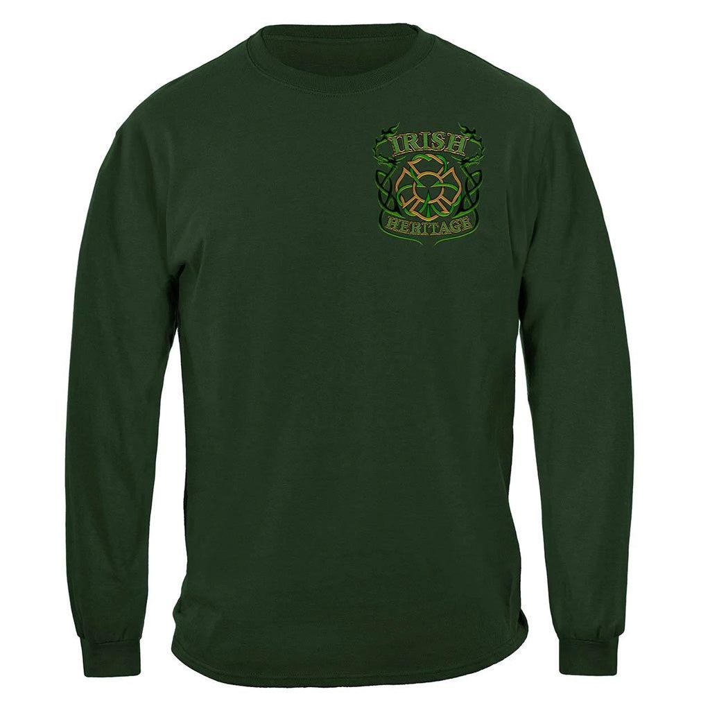 United States Irish Firefighter Premium Long Sleeve - Military Republic