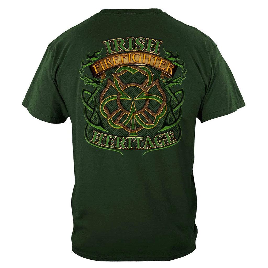 United States Irish Firefighter Premium Long Sleeve - Military Republic